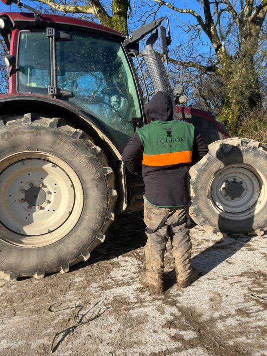Green and Orange Hoodie